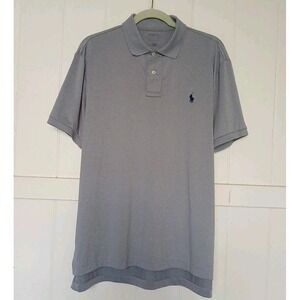 Polo Ralph Lauren Shirt Performance Polo Golf Athletic Men's Large Gray Stretch